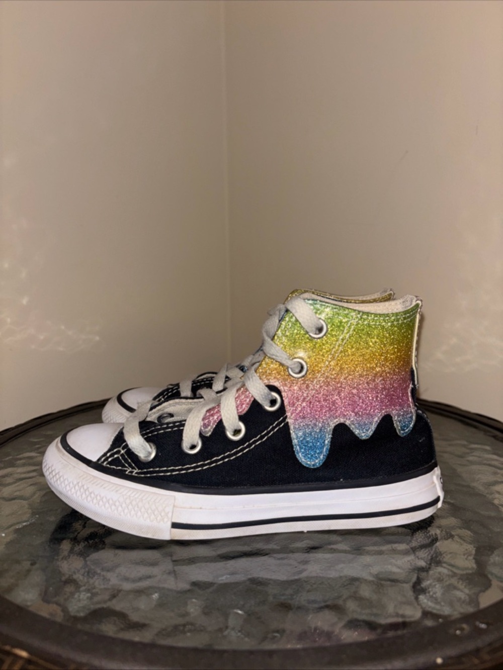 Converse all star Hi Glitter Drip